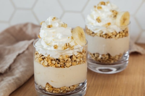 Cottage Cheese and Banana Pudding