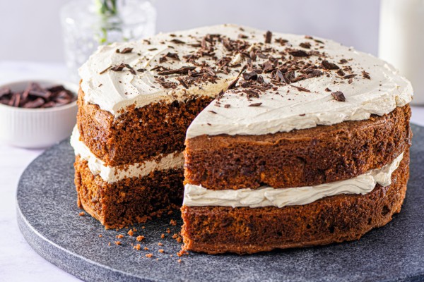 Lib’s Chocolate Cake with Flo’s Frosting 