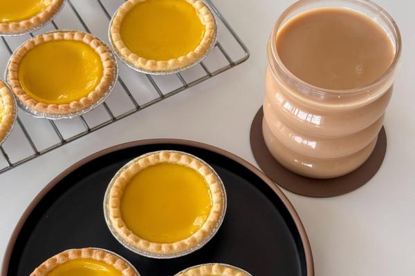 Egg Tarts and Hong Kong Milk Tea