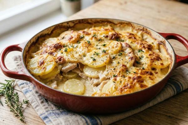 potato and turkey casserole dauphine
