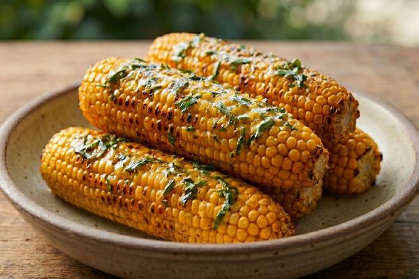 Grilled Corn on the Cob with Tarragon Butter