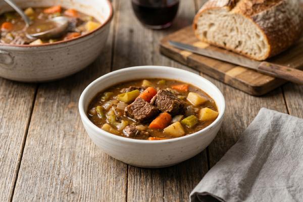 big batch beef root veggie stew