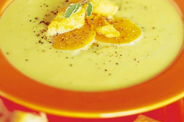 autumnal cream of sweet potato soup