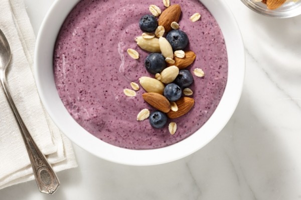 blueberry smoothie bowl blueberry smoothie bowl