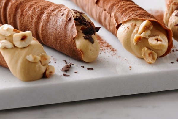 cocoa coffee cannoli