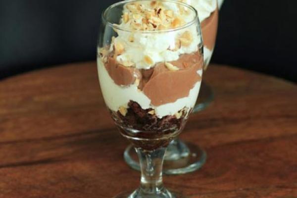decadent brownie trifle