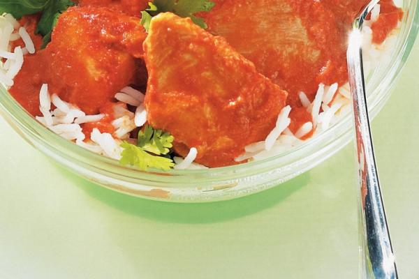Homemade butter chicken