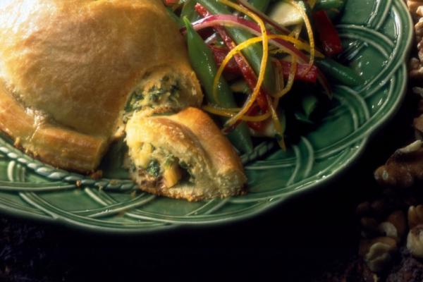 giant spinach and feta cheese turnovers