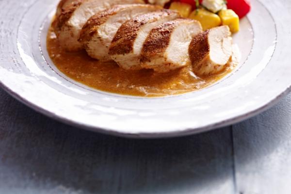 grilled chicken with ricotta sauce