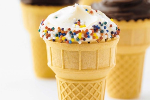 ice cream cone cupcakes