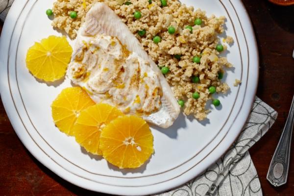 moroccan spiced fish and couscous