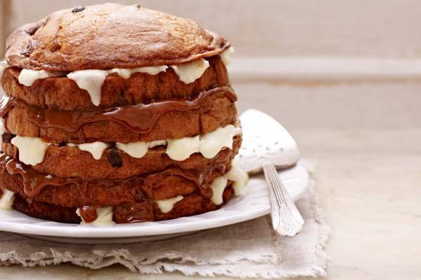 panettone brie tower