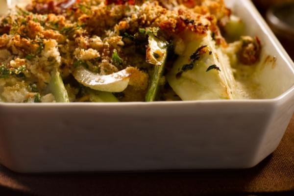 roasted fennel and prosciutto breadcrumbs