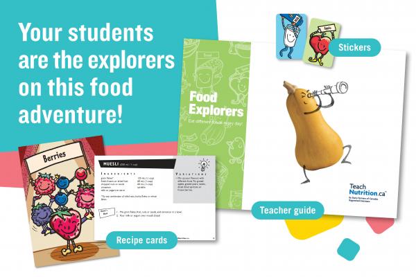Your students are the explorers on this food adventure