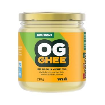 OG Ghee Herb And Garlic Clarified And Caramelized Butter 210g