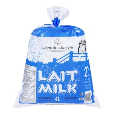 Laiterie de La Baie Partly Skimmed Milk 2% M.F. 4L