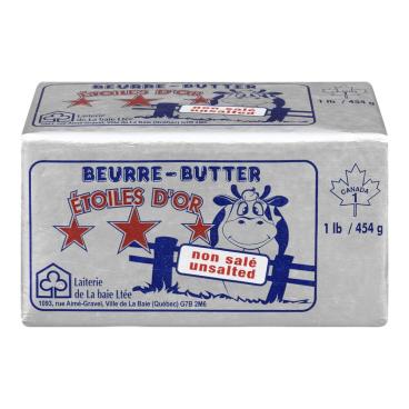 Étoile d'Or Unsalted Butter 454g