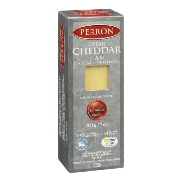 Perron Cheddar Aged 1 Year 200g