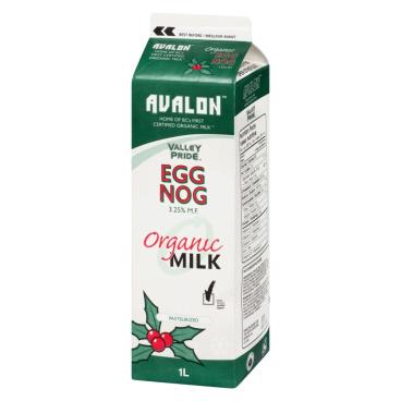 Valley Pride Organic Eggnog 1L