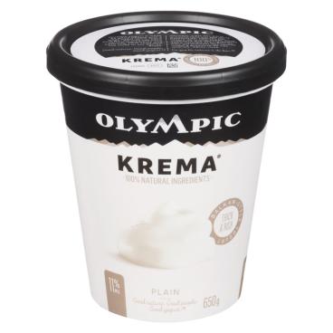 Olympic Krema Plain Balkan Style Yogurt 10% M.F. 650g