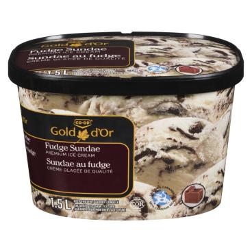 CO-OP Gold Fudge Sundae Supreme Ice Cream 1.5L
