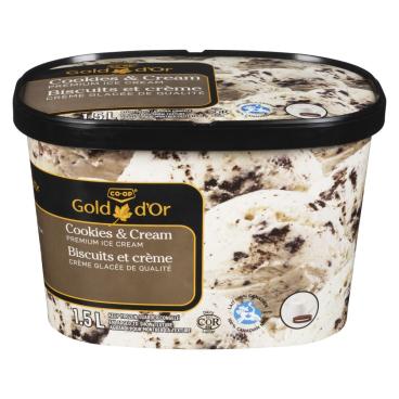 CO-OP Gold Cookies & Cream Ice Cream 1.5L