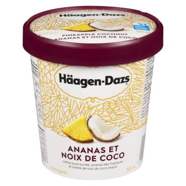 Häagen-Dazs Crème glacée ananas et noix de coco 500ml