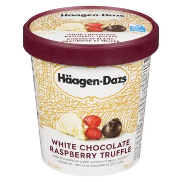 Häagen-Dazs White Chocolate Raspberry Truffle Ice Cream 500ml