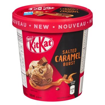 Nestlé Kit Kat Salted Caramel Burst Ice Cream 500ml
