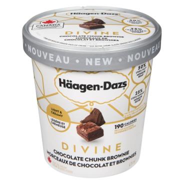 Häagen-Dazs Chocolate Chunk Brownie Light Ice Cream 475ml