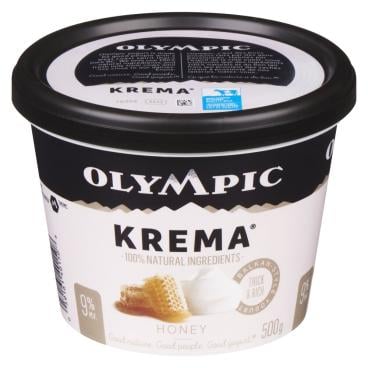 Olympic Krema Honey Balkan Style Yogurt 9% M.F. 500g