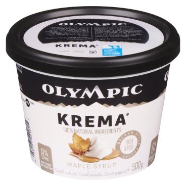 Olympic Krema Maple Syrup Balkan Style Yogurt 8% M.F. 500g