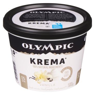 Olympic Krema Vanilla Balkan Style Yogurt 9% M.F. 500g