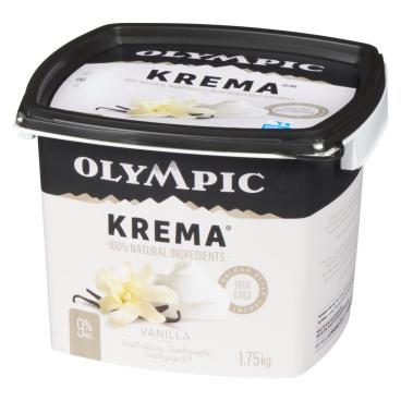 Olympic Krema Vanilla Balkan Style Yogurt 9% M.F. 1.75kg