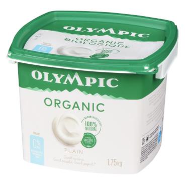Olympic Organic Plain Balkan Style Yogurt 0% M.F. 1.75kg