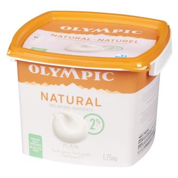 Olympic Natural Plain Yogurt 2% M.F. 1.75kg