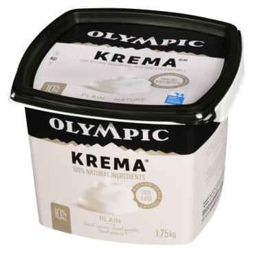 Olympic Krema Plain Balkan Style Yogurt 10% M.F. 1.75kg