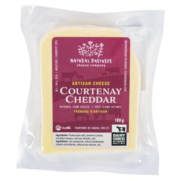Natural Pastures Cheese Company Courtenay Cheddar RW / PV