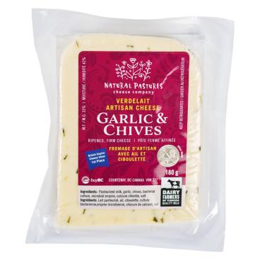 Natural Pastures Cheese Company Garlic & Chives Verdelait RW / PV