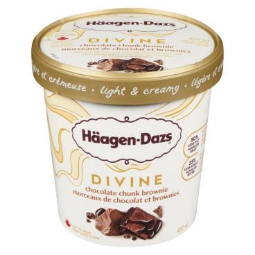 Häagen-Dazs Chocolate Chunk Brownie Light Ice Cream 450ml