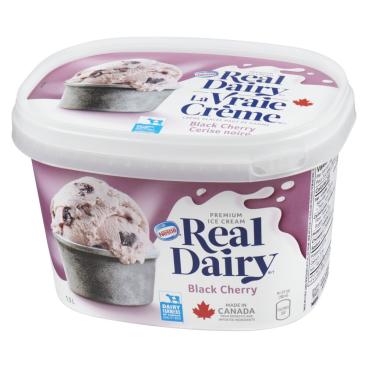 Real Dairy Black Cherry Premium Ice Cream 1.5L