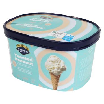 Foothills Creamery Lactose Free Toasted Coconut Ice Cream 1.4L