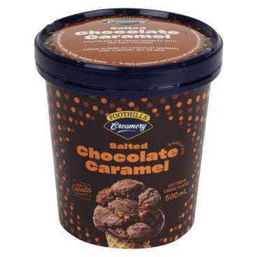 Foothills Creamery Chocolate Salted Caramel Ice Cream 500ml