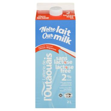 Laiterie de l'Outaouais Lactose Free Partly Skimmed Milk 2% M.F. 2L