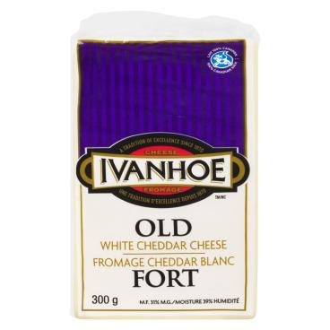 Ivanhoe Old White Cheddar 300g