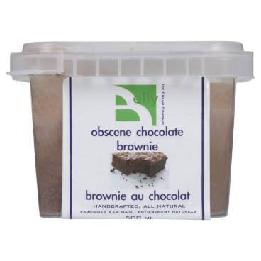 Belly Artisan Ice Cream Obscene Brownie Ice Cream 500ml