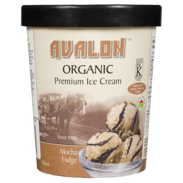 Avalon Organic Mocha Fudge Ice Cream 946ml