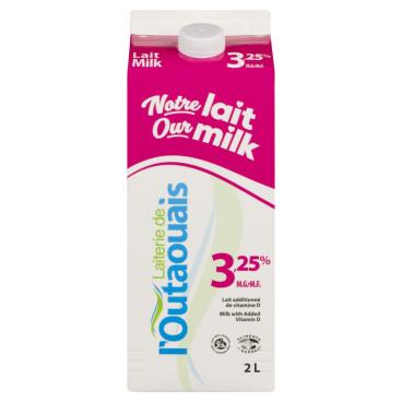 Laiterie de l'Outaouais Homogenized Milk 3.25% M.F. 2L