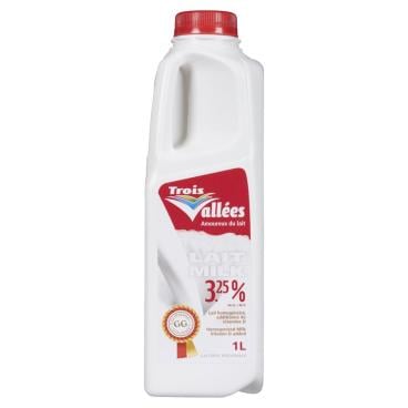 Trois Vallées Homogenized Milk 3.25% M.F. 1L