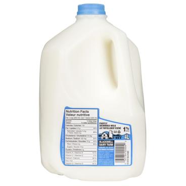 Blackwell Partly Skimmed Milk 1% M.F. 4L